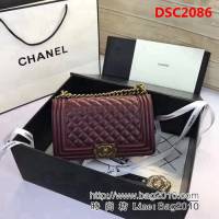 香奈兒CHANEL A67086菱格原版羊皮單肩斜挎鏈條包 DSC2086