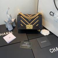 Chanel女包 A67085 新款leboy 2019最新編織大V 香奈兒鏈條斜挎包 香奈爾單肩包  djc2599