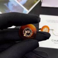 chanel耳環 香奈兒早春新款 小香樹脂耳環 耳釘  gzsc1162