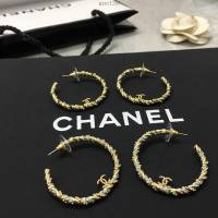 chanel耳環 專櫃最新款 爆款香奈兒耳環 黑藍兩色  gzsc1286