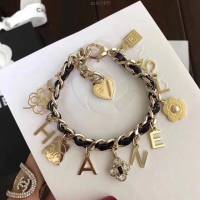 chanel手鏈 眾多經典元素 香奈兒穿皮手鏈 時尚百搭  gzsc1405