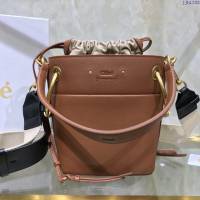 Chloe女包 克洛伊經典Roy抽繩圓環小號水桶包 Chole手提肩背斜挎包  jjh1323