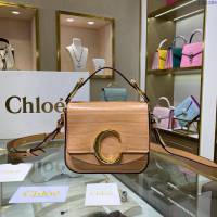 Chloe女包 克洛伊經典C Bag鱷魚壓紋手袋 Chole手提肩背斜挎包  jjh1359