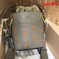 Chloe克洛伊 2018秋季系列 紅色圖騰貼繡 定制款限量小馬刺繡 Roy水桶包 唐嫣同款  ypk1005