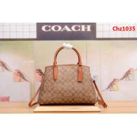 COACH蔻馳 最新款 C家戴妃拼色 單肩斜挎女包 F57492 今年的流行系列  Chz1035