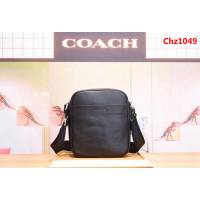 COACH蔻馳 海外代購品質 coach71723 經典 男士全牛皮單肩小斜挎  Chz1049