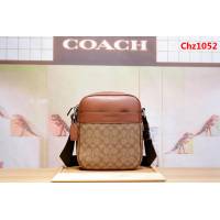 COACH蔻馳 迷彩原單 F54782 專櫃最新款 男士經典單肩斜挎包 男士們必備款  Chz1052