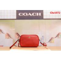 COACH蔻馳 原單 F65547 全頭層牛皮 斜挎 手拎雙拉鏈多用女包 一包三用  Chz1072