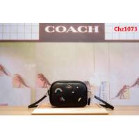 COACH蔻馳 專櫃新款 限量款 25946女款 雙拉鏈小挎包 女士勳章蝴蝶款 小方包  Chz1073