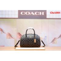 COACH蔻馳 新品 F36521 PVC配皮材質 款式簡約新穎 可手提 單肩斜挎  Chz1084