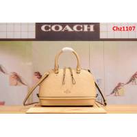 COACH蔻馳 海外代購品質 55450 專櫃最火爆款 小貝殼包 經典壓紋配色拼接  Chz1107