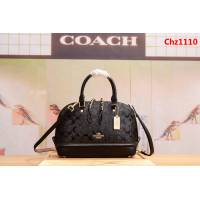 COACH蔻馳 海外代購品質 55450 專櫃最火爆款 小貝殼包 經典壓紋配色拼接  Chz1110