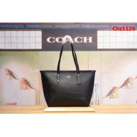 COACH蔻馳 全皮包 原單級別 頭層牛皮Coach全皮購物袋 37266 手提斜挎包  Chz1126