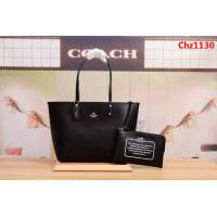 COACH蔻馳 美國正品代購36609 雙面用購物袋 兩個包 內置手腕帶 真皮手提斜挎包  Chz1130