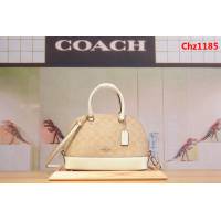 COACH蔻馳 原單級別 頭層牛皮 蔻馳貝殼包 37249 手提斜挎包  Chz1185