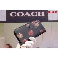 COACH蔻馳 原單 山茶花長款女錢包 頭層牛皮 55950  Chz1208