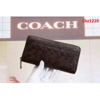 COACH蔻馳 簡約時尚 男士拉鏈牛皮錢包 75372  Chz1220