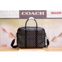 COACH蔻馳 原單級別 頭層牛皮 男士經典款 手提公事包 71794  Chz1245