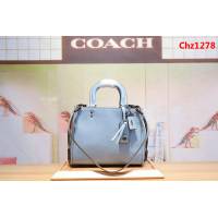 COACH蔻馳 54536 超級實用性 顆粒紋柔軟頭層牛皮 手提斜挎包  Chz1278
