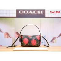 COACH蔻馳 專櫃同步 新料印花斜挎包 時尚百搭款 手提肩背包  Chz1292