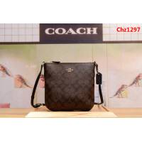 COACH蔻馳 原單正品 35940 新款 頭層牛皮斜挎小包  Chz1297