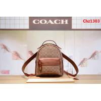 COACH蔻馳 原單coach 32754 新款 漸變色頭層牛皮雙肩包 pvc拼皮  Chz1303
