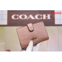 COACH蔻馳 新款壓花 53436 女士中款全皮錢包  Chz1312