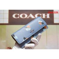COACH蔻馳 53747# 女士信封錢包 卡位/零錢位齊全 時尚按扣  Chz1326
