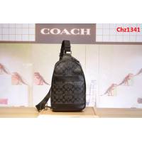 COACH蔻馳 專櫃新款 男士胸包 原版頭層牛皮 71751  Chz1341