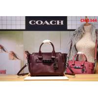 COACH蔻馳 代購正品 Coach新款 swagger27 專櫃新款 光面牛皮 手提斜挎包 F12111  Chz1344