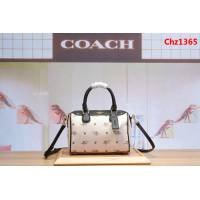 COACH蔻馳 29557新款鯊魚 火烈鳥 波士頓系列 枕頭包 手提 單肩斜挎  Chz1365