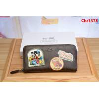 COACH蔻馳 2018專櫃新品 31350 迪士尼合作款 米奇女士長款錢包  Chz1378