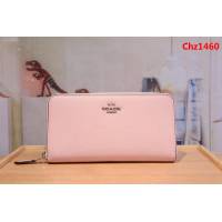 COACH蔻馳 原單 2017新款 Coach57713 最新皮紋顆粒紋牛皮 女士拉鏈錢包  Chz1460