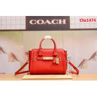 COACH蔻馳 代購正品 全頭層牛皮 swagger小號包 35990 可肩背或斜挎  Chz1474