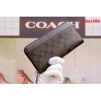 COACH蔻馳 原單 75000 頭層牛皮 長款男式錢包  Chz1486