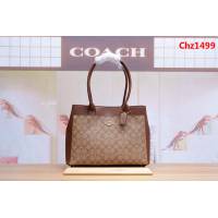 COACH蔻馳 專櫃最新爆款 31475 女士海報款 大號戴妃包 時尚手提包  Chz1499