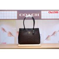COACH蔻馳 專櫃最新爆款 31475 女士海報款 大號戴妃包 時尚手提包  Chz1500