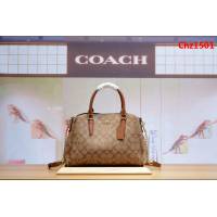 COACH蔻馳 C家新款 專櫃品質 大號戴妃單肩斜挎女包 57497  Chz1501
