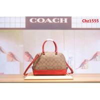 COACH蔻馳 原單級別 配頭層牛皮 coach蔻馳貝殼包 37249 手提斜挎包  Chz1555