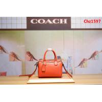 COACH蔻馳 專櫃2018新款 迷你mini波士頓枕頭包 青島代工品質 原版YKK拉鏈 246272  Chz1597