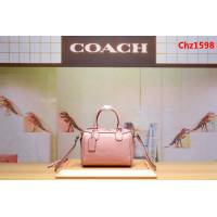 COACH蔻馳 專櫃2018新款 迷你mini波士頓枕頭包 青島代工品質 原版YKK拉鏈 246272  Chz1598