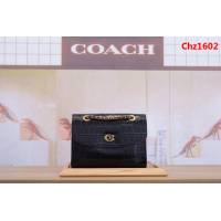 COACH蔻馳 鱷魚紋 限量Parker包 18秋季新款 31637 紋鏈條款旋鈕包  Chz1602