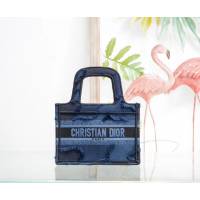 Dior包 迪奧Mini Book tote 復古凹造型刺繡 小號購物袋  Dyd1415