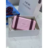 Dior包 迪奧 Dior X RIMOWA膠囊合作系列 磨砂質感的鋁制外殼 Dior高端小箱挎包  Dyd1442