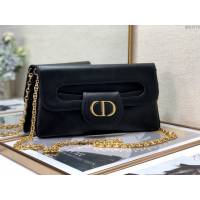 Dior女包 迪奧Double磁性翻蓋CD鏈條包 Dior肩背斜挎包  dfk1772