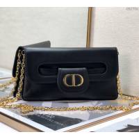 Dior女包 迪奧Double磁性翻蓋CD鏈條包 Dior肩背斜挎包  dfk1784