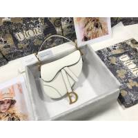 Dior女包 迪奧小號掌紋馬鞍包 Dior手提肩背包  dfk1795