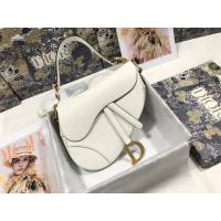 Dior女包 迪奧大號掌紋馬鞍包 Dior手提肩背包  dfk1796
