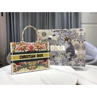 Dior女包 迪奧book tote多色in Lights小號托特包 Dior刺繡購物袋  dfk1819