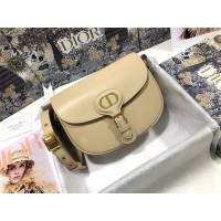 Dior女包 迪奧Bobby中號平紋牛皮手袋 Dior肩背斜挎包  dfk1831